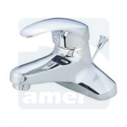 Single lever basin mixing faucet